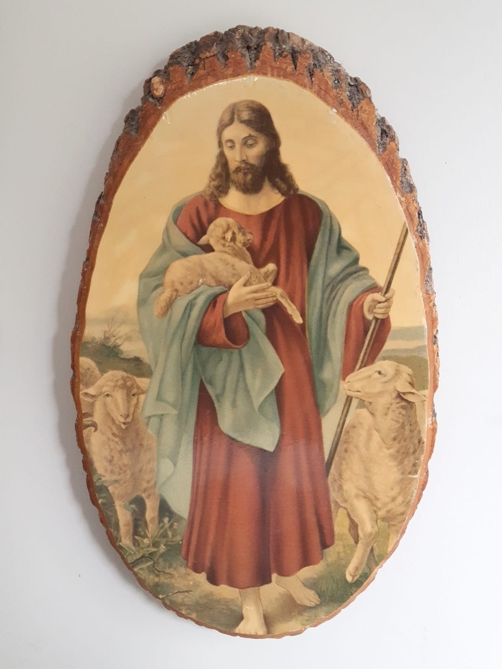 Religious Wall Art 70s Good Shepherd